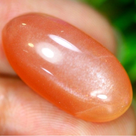 Jewelry - 17.03ct Natural Orange Color MoonStone Cabochon Lot